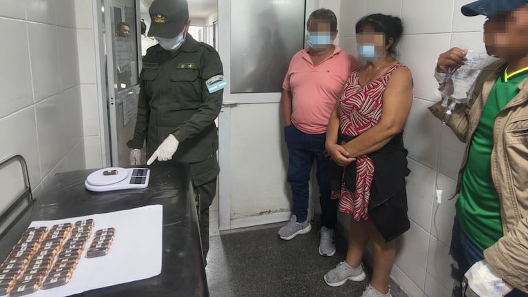 Las cuatro "mulas" viajaban en un colectivo de larga distancia.