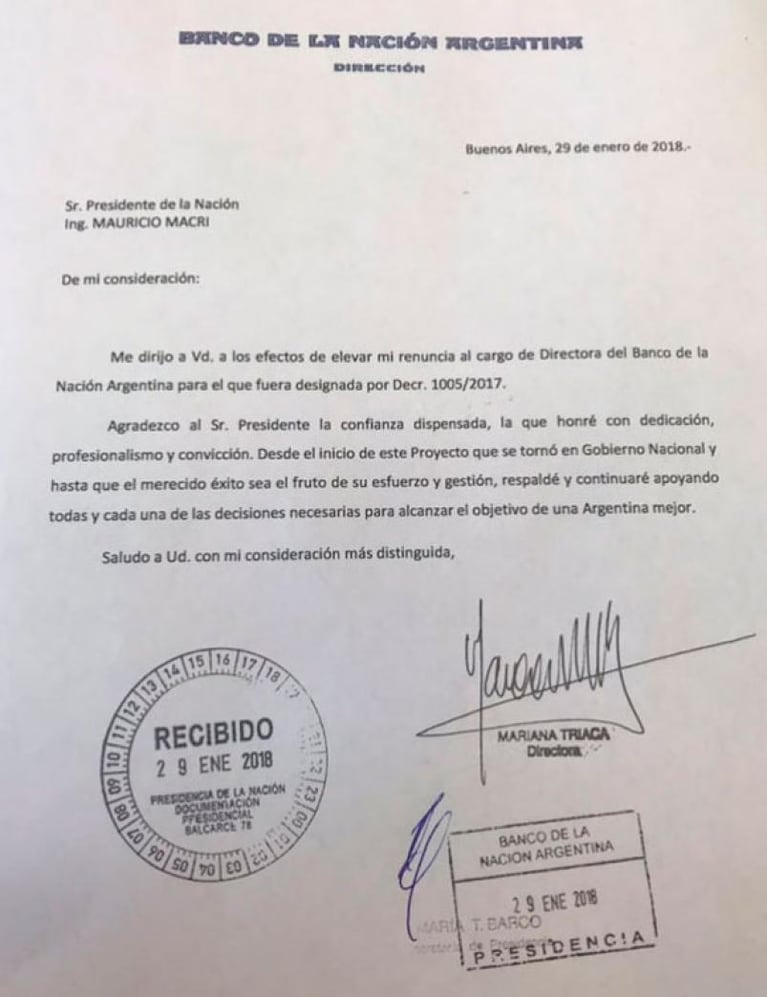 Las dos hermanas de Triaca renunciaron tras el anuncio de Macri