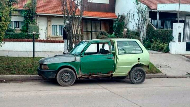 Las dos mitades formaron un auto sin igual.