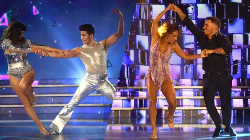 Las dos parejas que bailaron en la primera noche.