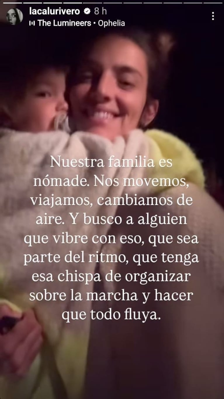 Las exigencias de Calu Rivero para contratar una niñera. (Foto: Instagram/@lacalurivero)
