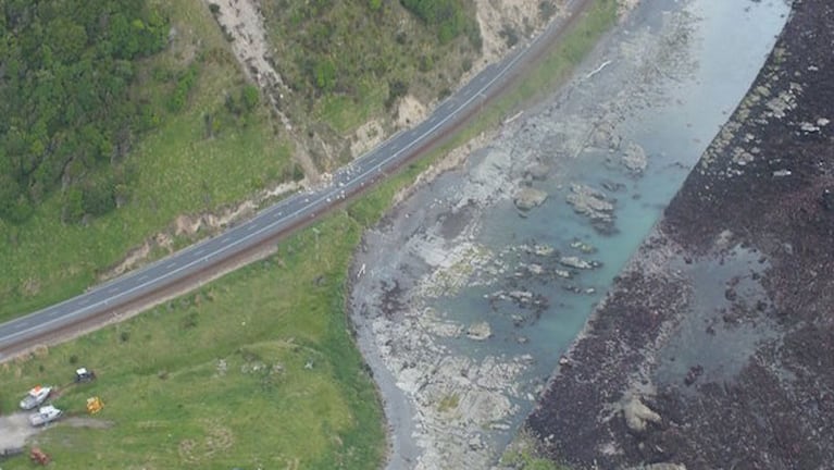 Las fotos aéreas muestran la magnitud del desastre en Nueva Zelanda.