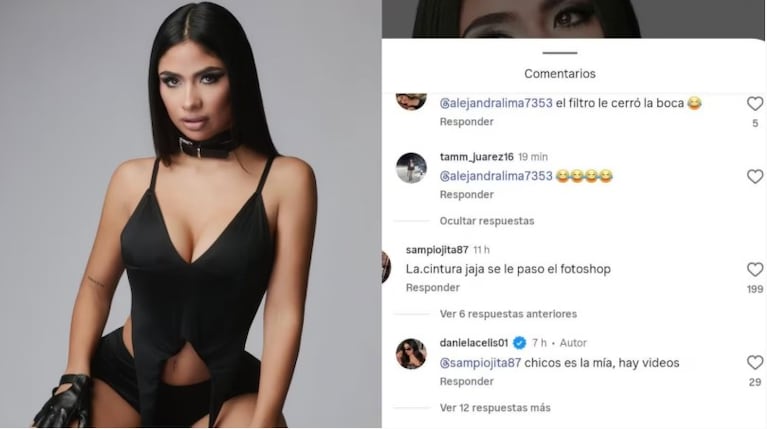 Las fotos de la polémica de Daniela Celis.