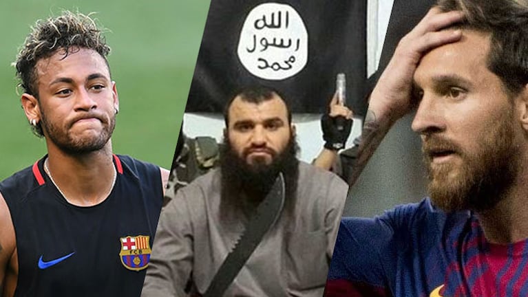 Las fotos de los ídolos del fútbol son usados por los terroristas para crear pánico.