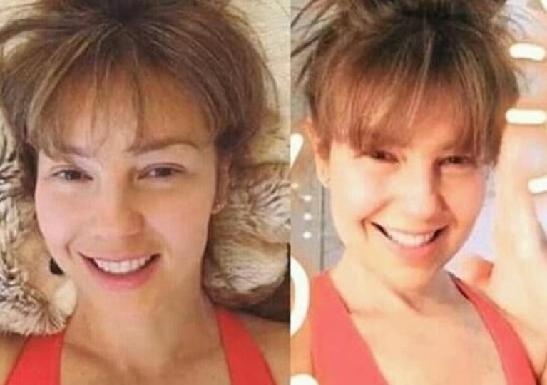 Las fotos de Thalía a cara lavada 