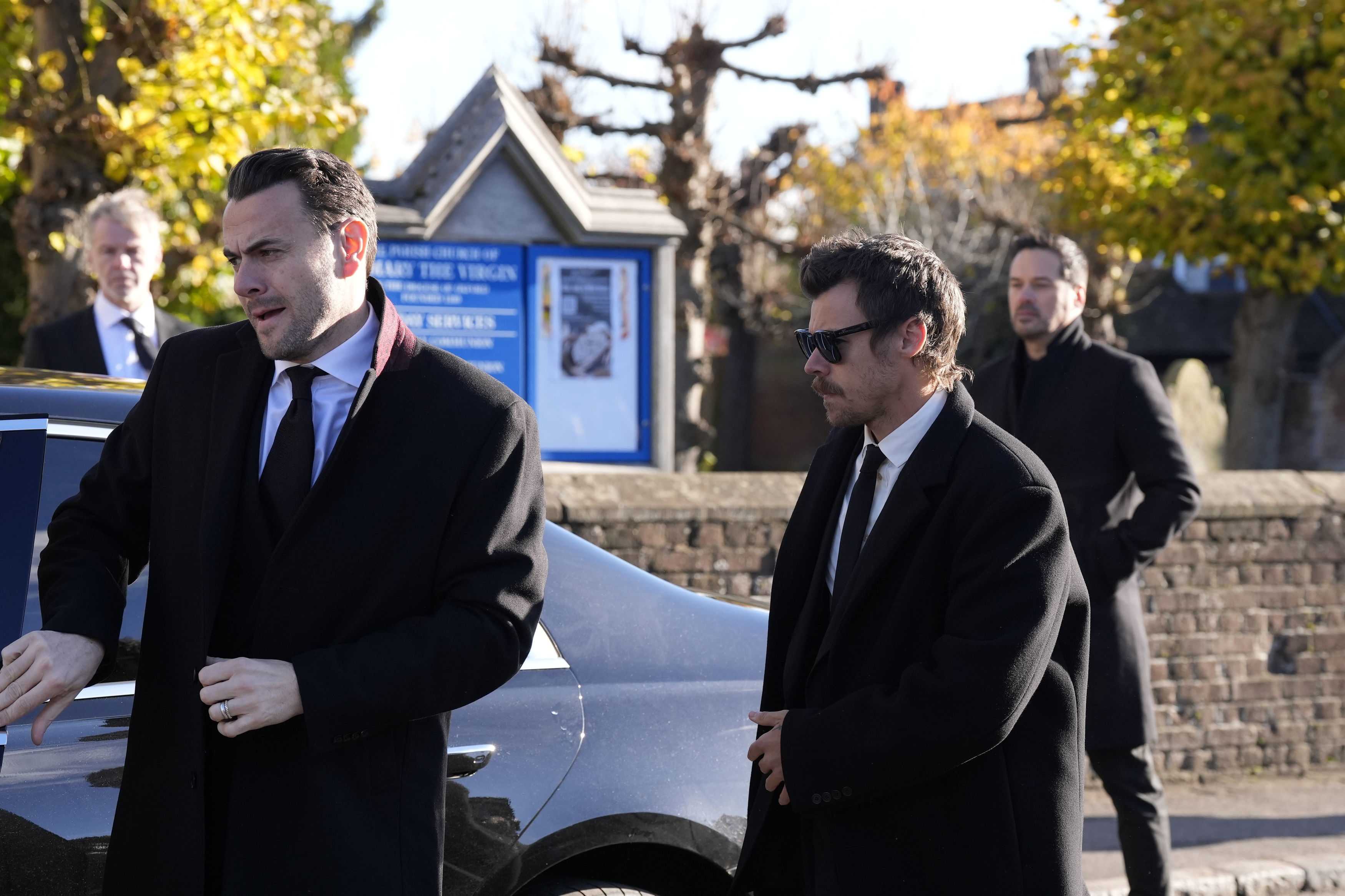 Las fotos de todos los ex One Direction juntos en el funeral de Liam Payne. Foto: Daily Mail