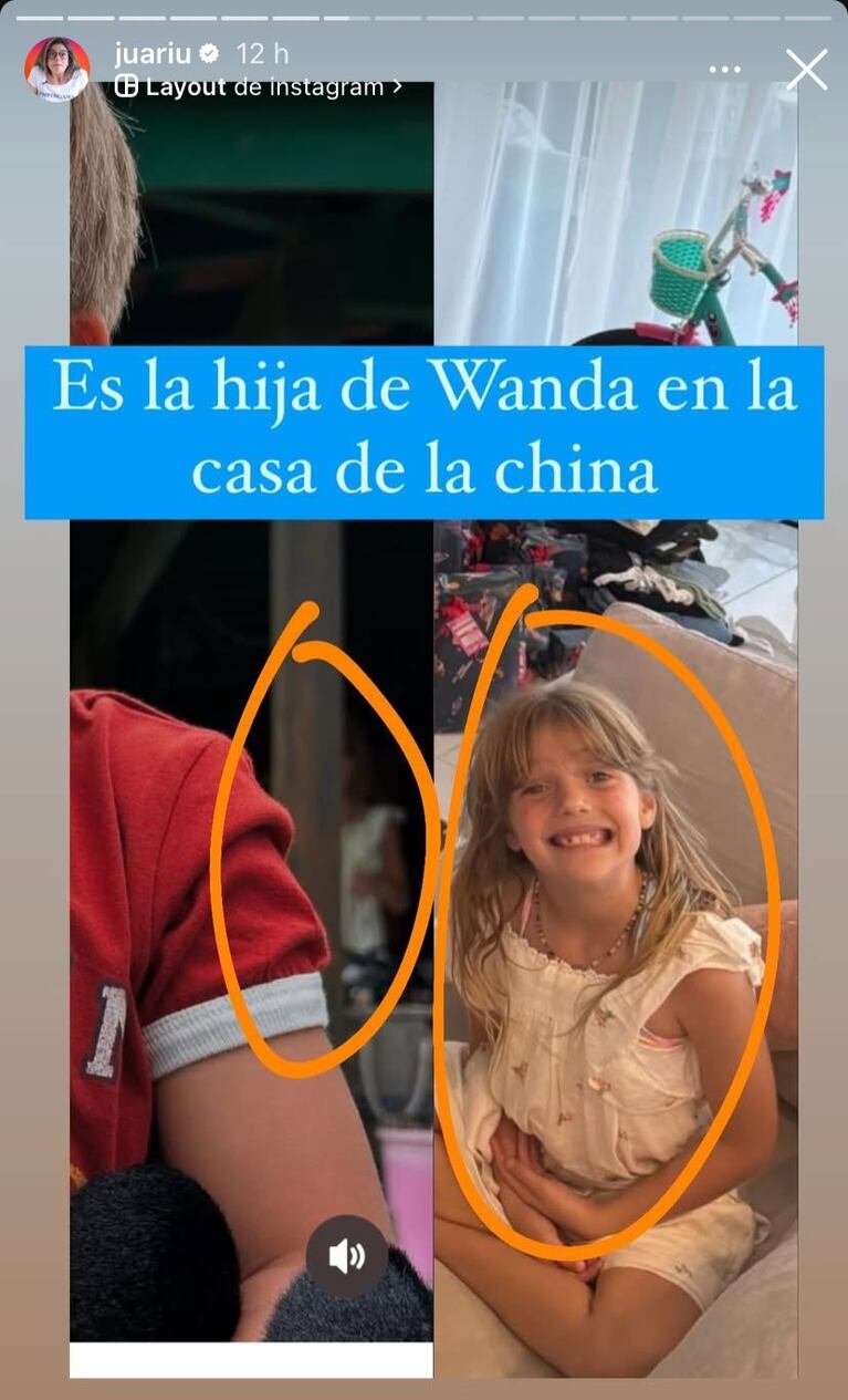 Las fotos que probarían que la China Suárez e Icardi pasaron la Navidad juntos con sus hijos