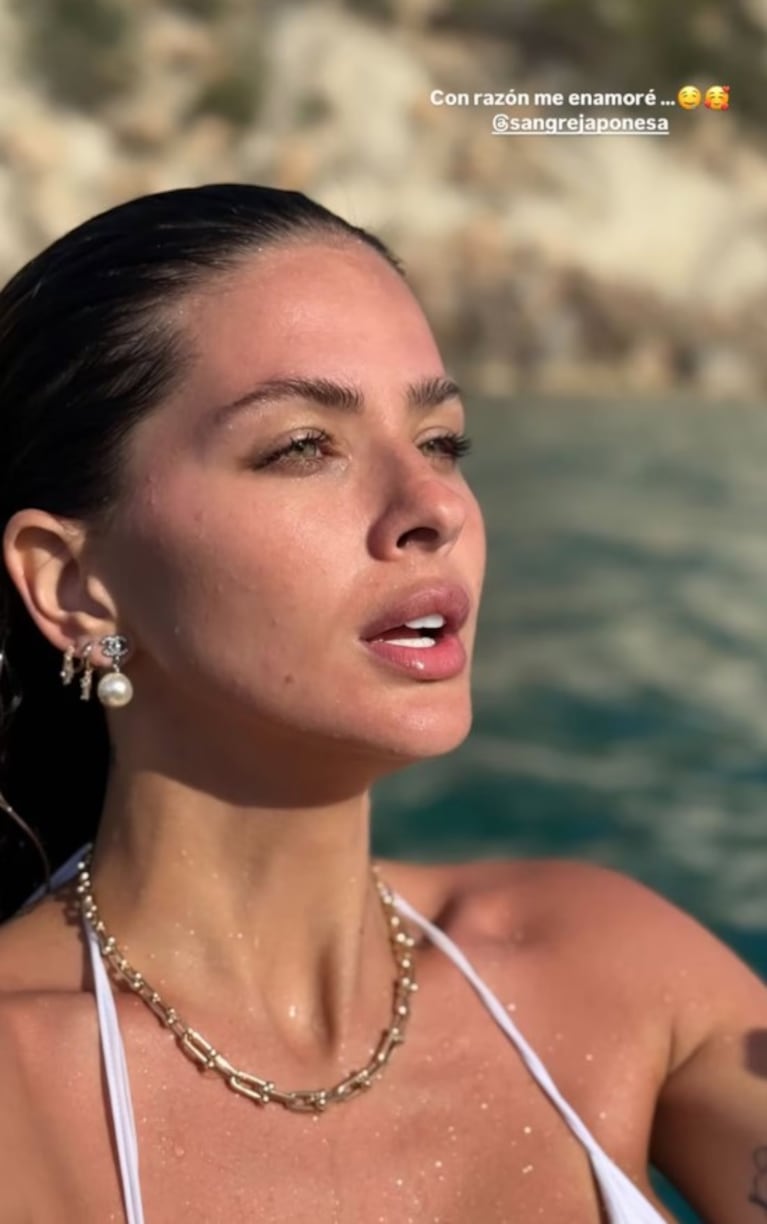 Las fotos subidas de tono de Icardi y la China disfrutando en un barco en Ibiza