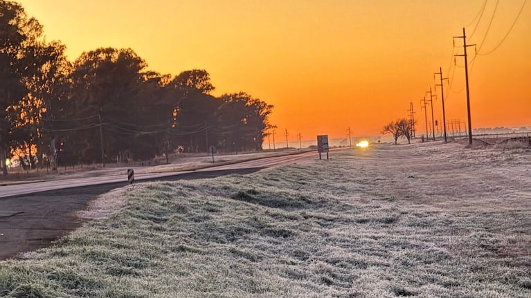 ¿Las heladas vuelven Córdoba?. (Foto: gentileza @EugenioLusso)