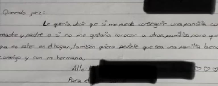 Las hermanas esperan ser adoptadas juntas y viven en un hogar de Salta bajo protección estatal.