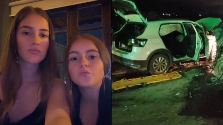 Las hermanas murieron en un accidente frontal en Mendoza.