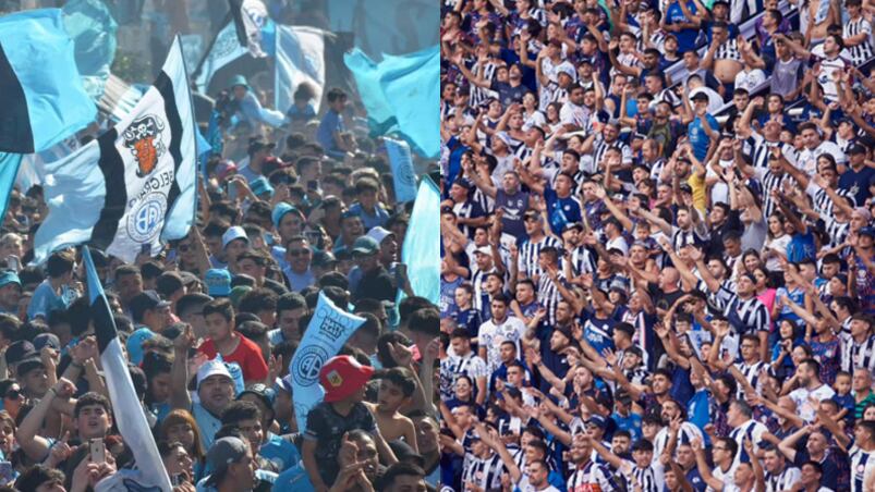 Las hinchadas de Belgrano y Talleres preparan despliegues especiales para el clásico cordobés.
