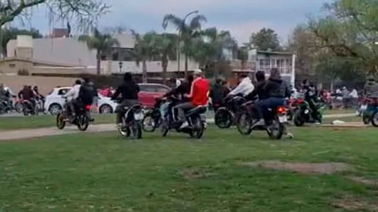 Las hordas de motos, una preocupación en Villa María.