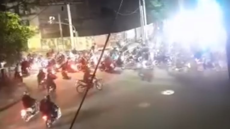 Las hordas reaparecieron este viernes a la madrugada en Córdoba capital.