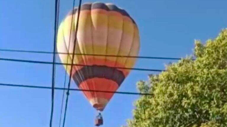 Las imágenes de la nave sobrevolando La Docta se viralizaron en las primeras horas de este martes.