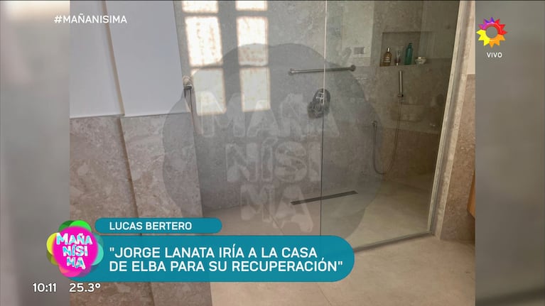 Las imágenes exclusivas de la casa de Elba Marcovecchio. Fuente: Captura de imagen de video subido por Arriba Argentinos.