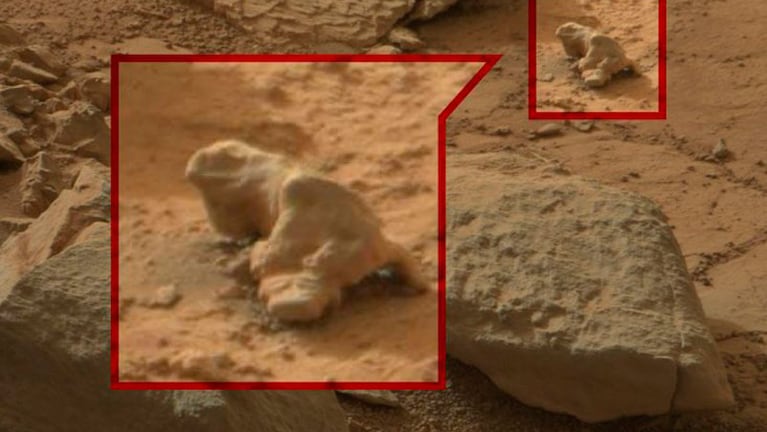 Las imágenes fueron tomadas por Curiosity, el vehículo robótico de la NASA, que explora Marte.