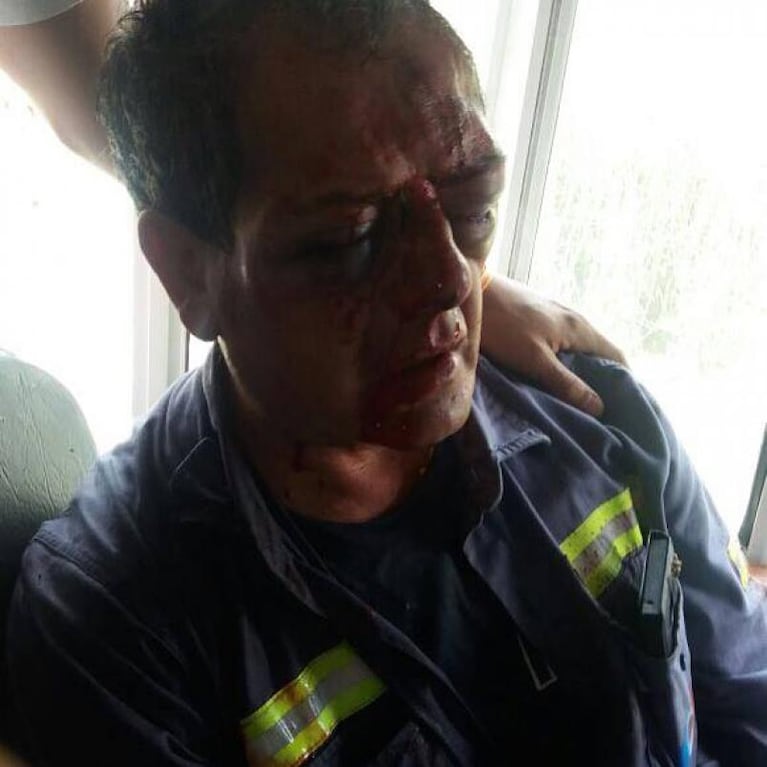 Las impactantes fotos del maquinista linchado en Malagueño