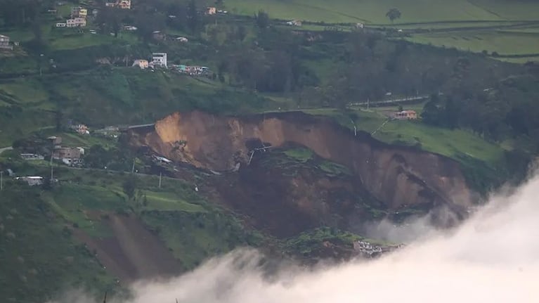 Las intensas lluvias provocaron el mortal alud.