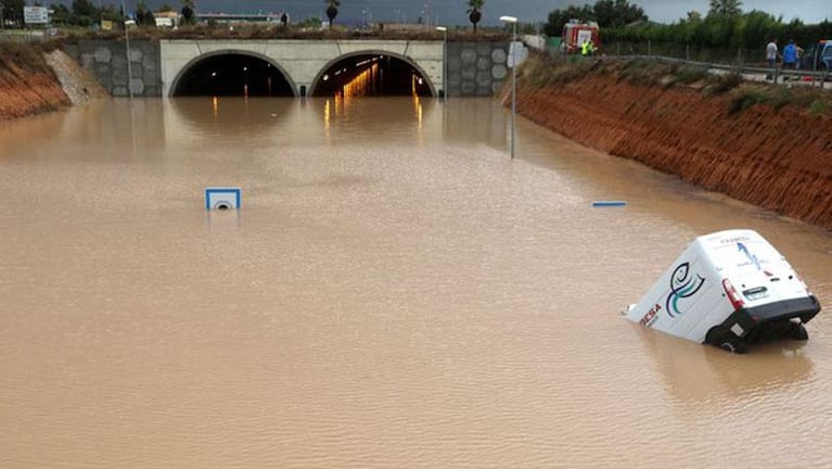 Las inundaciones en España ya dejaron al menos cinco muertos