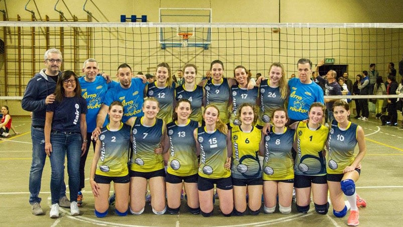 Las jugadoras USD Altair 1963 de Vicenza se desnudaron al lograr ganar el título de la Serie D