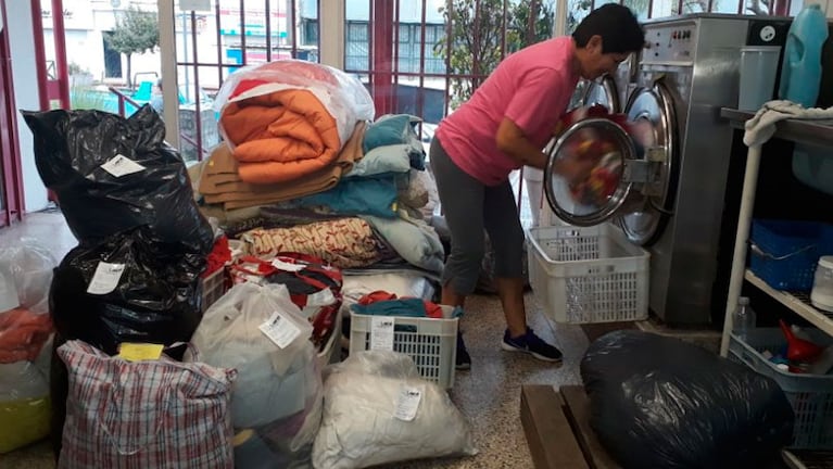 Las lavanderías en Córdoba no dan abasto. Foto: Karina Vallori / ElDoce.tv