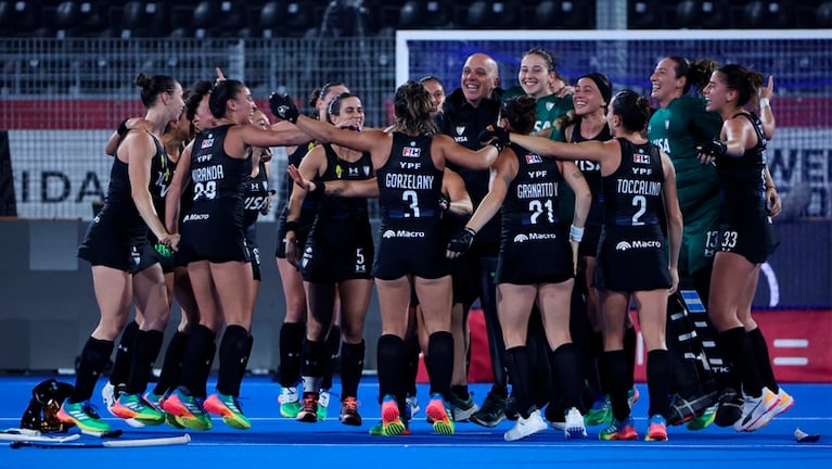 Las Leonas eliminaron a Australia y se metieron en la final del Mundial 2026. Foto: AP.