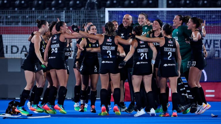 Las Leonas eliminaron a Australia y se metieron en la final del Mundial 2026. Foto: AP.