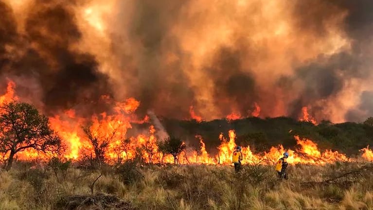 Las llamas arrasaron con más de 30 mil hectáreas hasta el momento.
