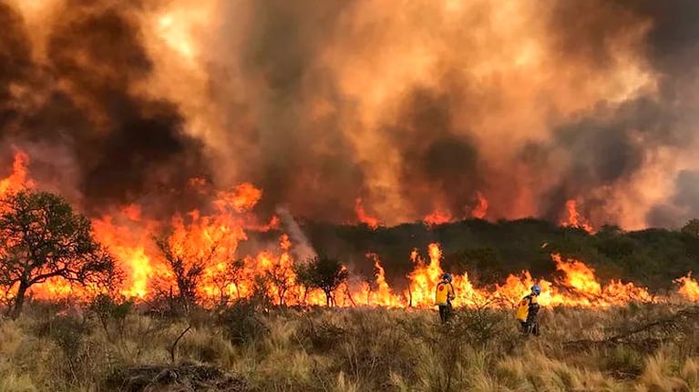 Las llamas arrasaron con más de 30 mil hectáreas hasta el momento.