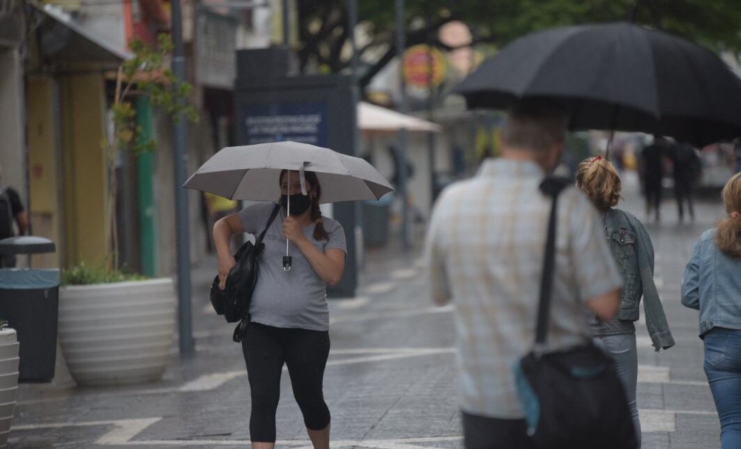 Las lluvias, presentes tras varios días de sol pleno.