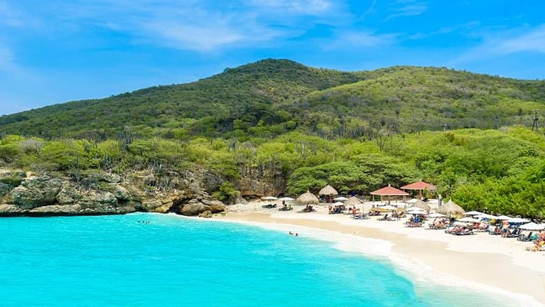Las mágicas playas de Curazao en el Caribe. 