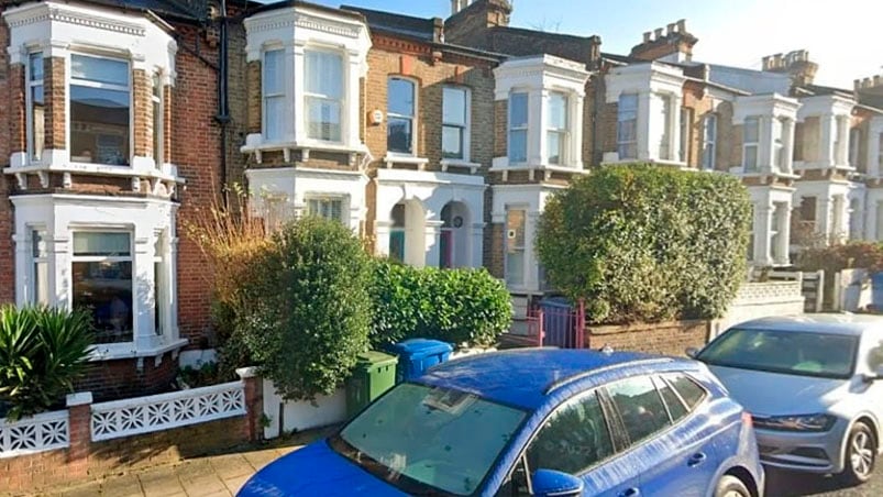 Las mansiones están en el distrito de Camberwell, al sur de Londres.