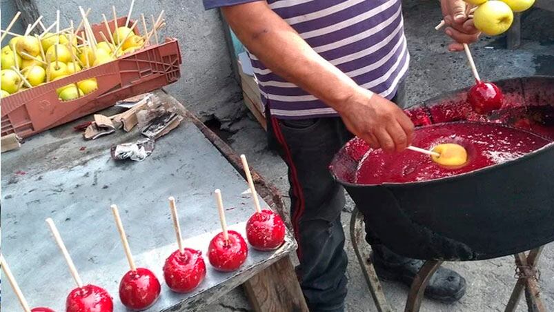 Las manzanas caramelizadas de Enrique.