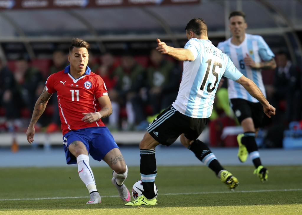 Las mejores jugadas de Chile vs Argentina. Foto: @Argentina.