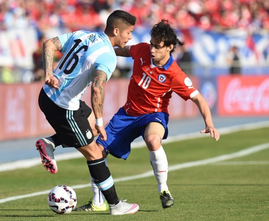 Las mejores jugadas de Chile vs Argentina. Foto: Olé.