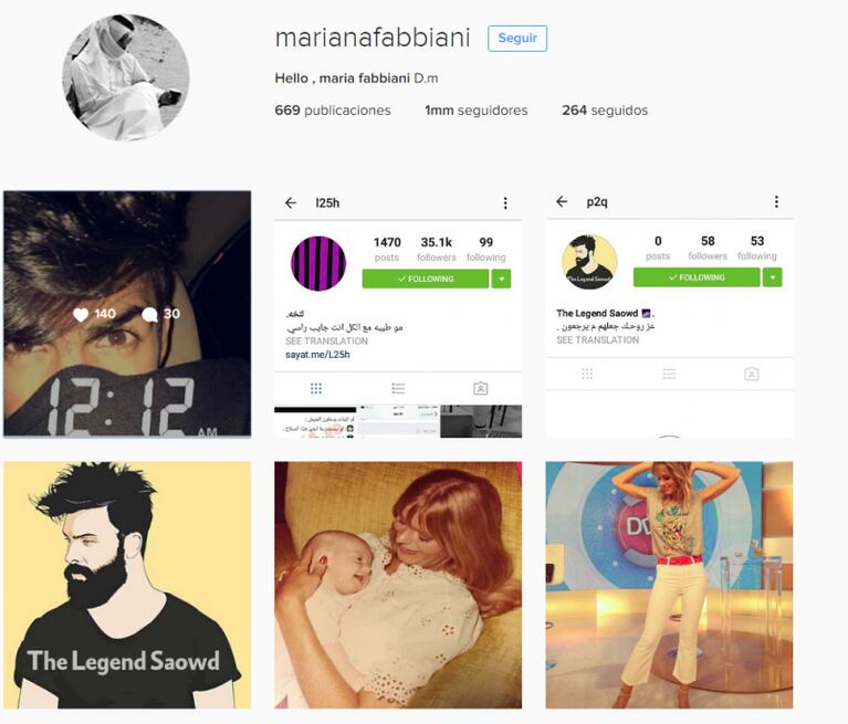 Las misteriosas imágenes en el Instagram de Mariana Fabbiani