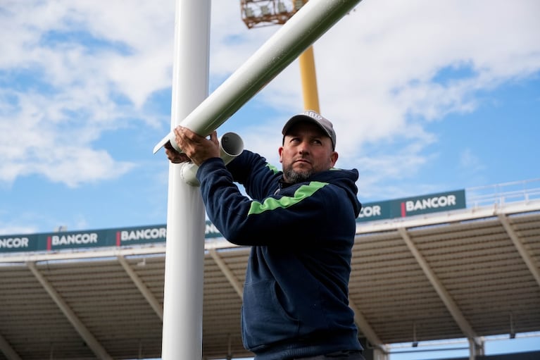 Las modificaciones en el estadio de cara al partido entre Los Pumas y los All Blacks.