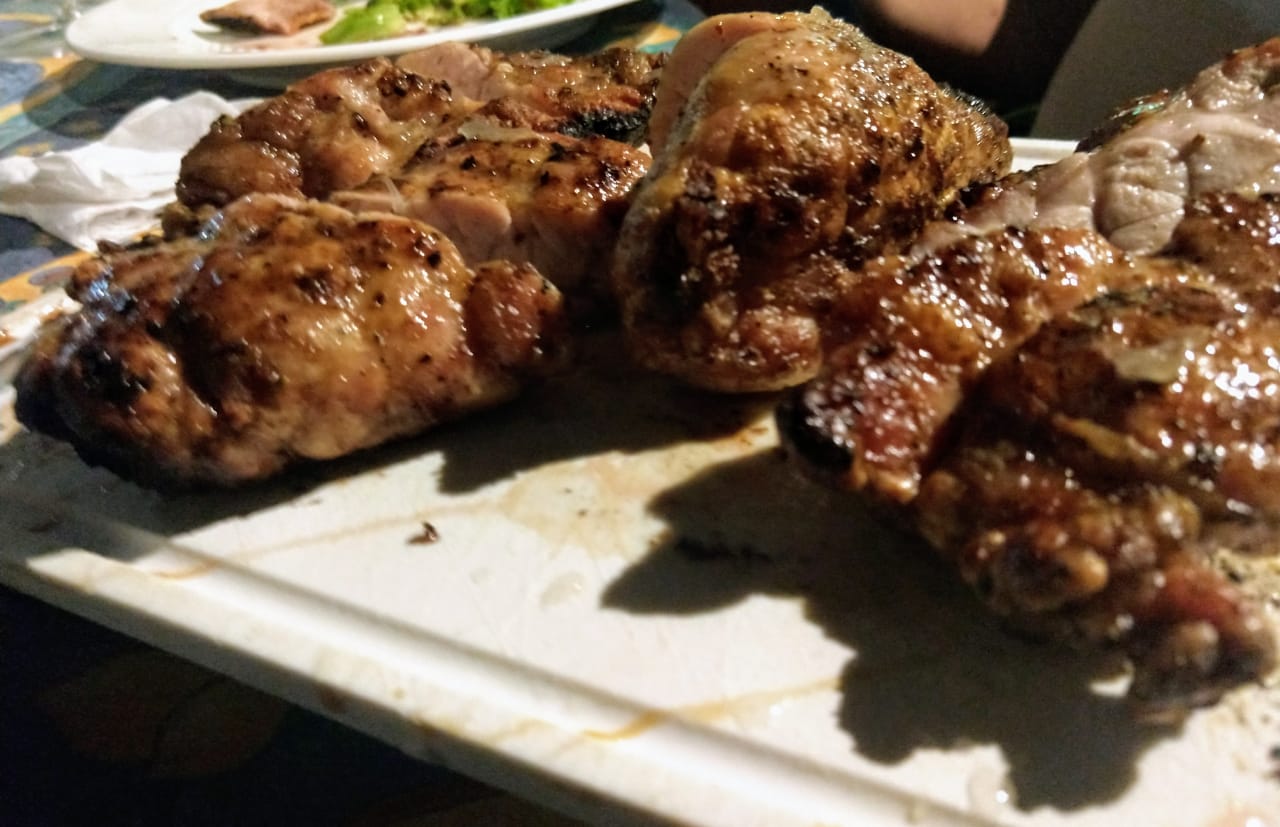 Las mollejas bien doradas a la parrilla, un manjar 100 por ciento argentino.