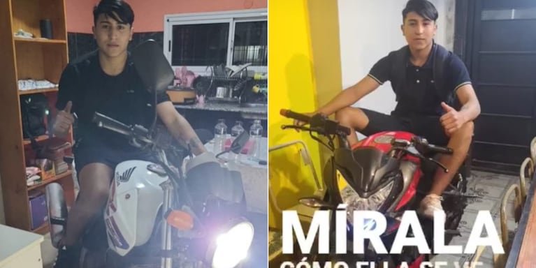 Las motos con las que posaba el chico en Facebook.