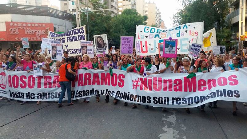 Las mujeres cordobesas salieron a la calle para levantar su voz.