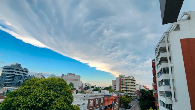 Las nubes mammatus reaparecieron en Córdoba.