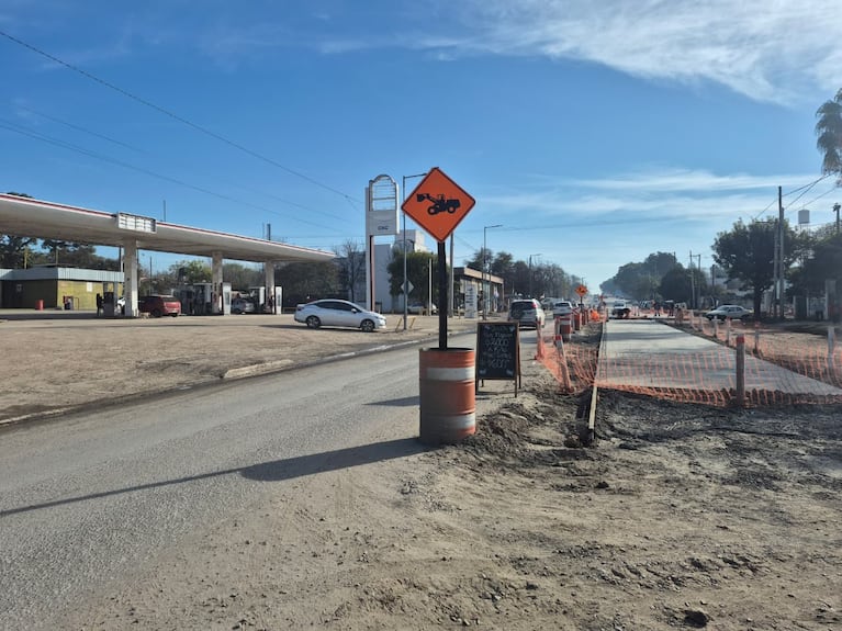 Las obras en avenida Bodereau se extienden por varias semanas más.