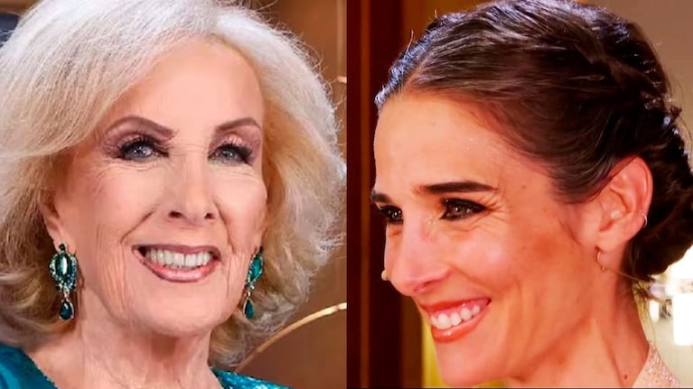 Las palabras emotiva de Juana en el reemplazo de Mirtha.