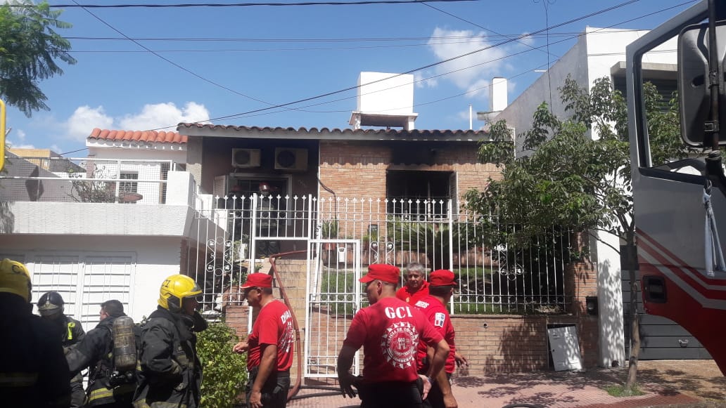 Las pérdidas en la casa fueron casi totales.