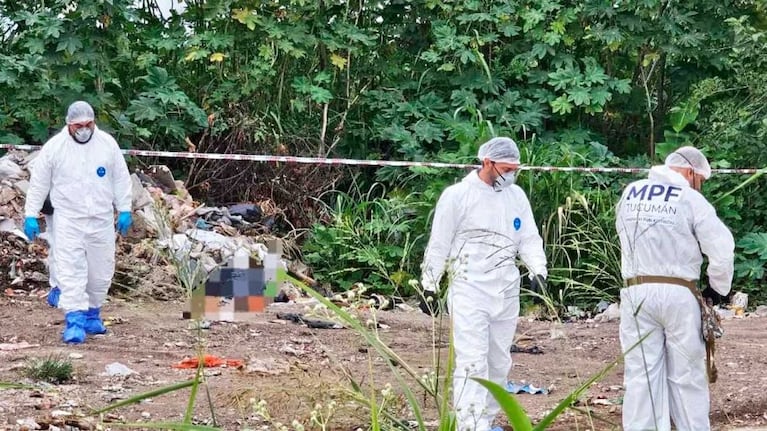 Las pericias se realizaron tras el hallazgo en el basural.