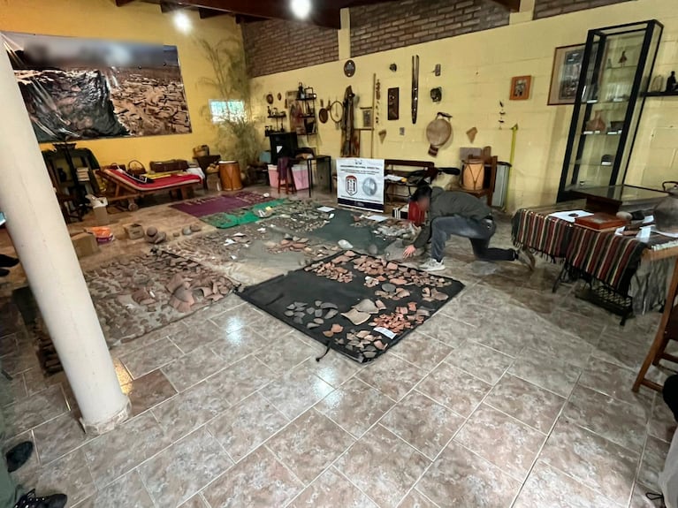Las piezas fueron halladas en Mayu Sumaj.