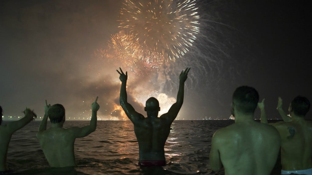 Las playas de Río de Janeiro recibieron al 2017.