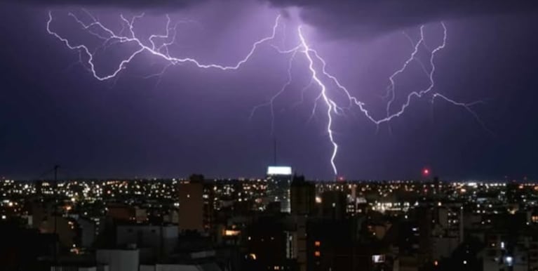 Las postales de la tormenta en Córdoba.