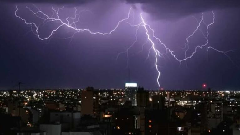 Las postales de la tormenta en Córdoba.